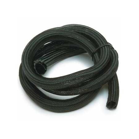 Kable Kontrol® Wrap Around Braided Sleeving - 1/2 Inside Diameter - 25' Length - Black